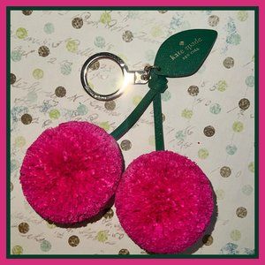 ♠️ kate spade cherries keychain